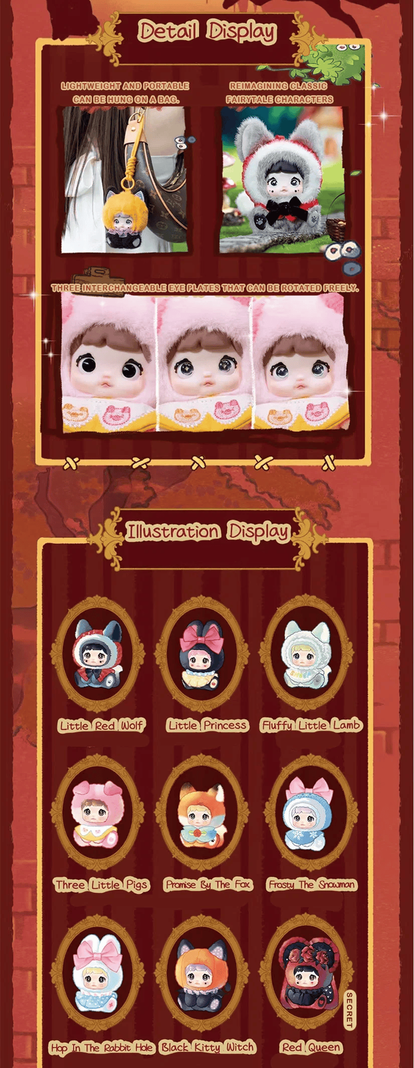 Nommi Fairytale Town Series Plush Blind Box