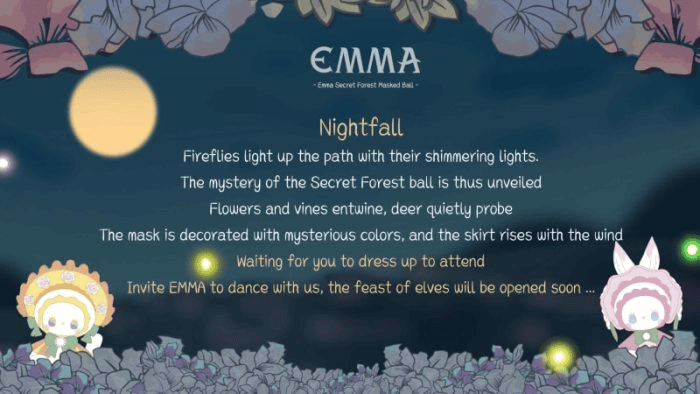 Emma Secret Forest Masked Ball Series Blind Box