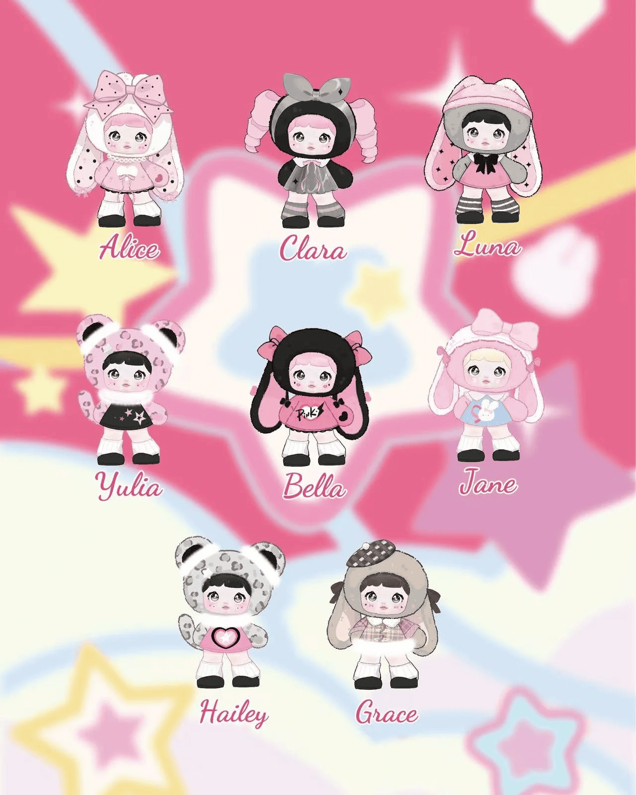 Nommi Pinky Energy Series Plush Blind Box