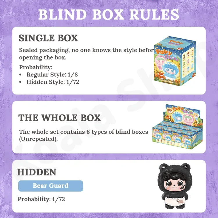 Q.kid Fairy Tale Series Plush Blind Box