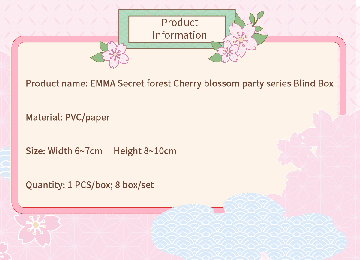 Emma Secret Forest Late Cherry Blossom Party Series Blind Box