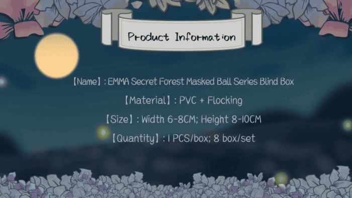 Emma Secret Forest Masked Ball Series Blind Box