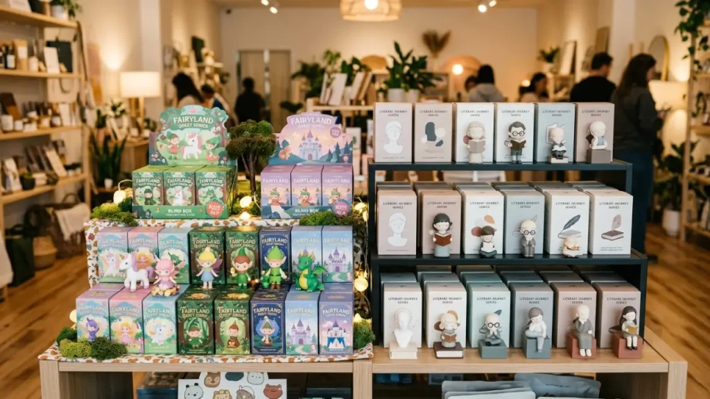 Pop Mart Series Comparison For Disney Princess And Hirono X Le Petit Prince Gift-Store Displays