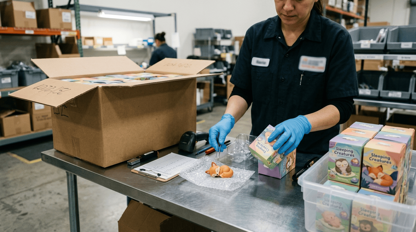 Packaging Inspection For Eeveelutions Sleeping Figures Blind Boxes