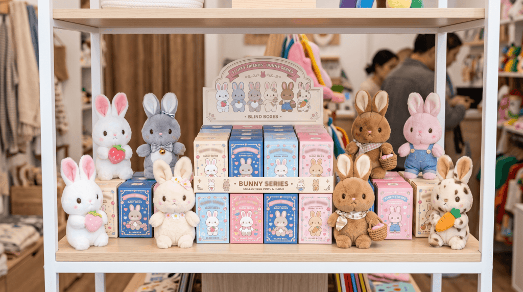 การวางแผนจัดแสดงสินค้าในร้านสำหรับ Lovely Emma Blind Box