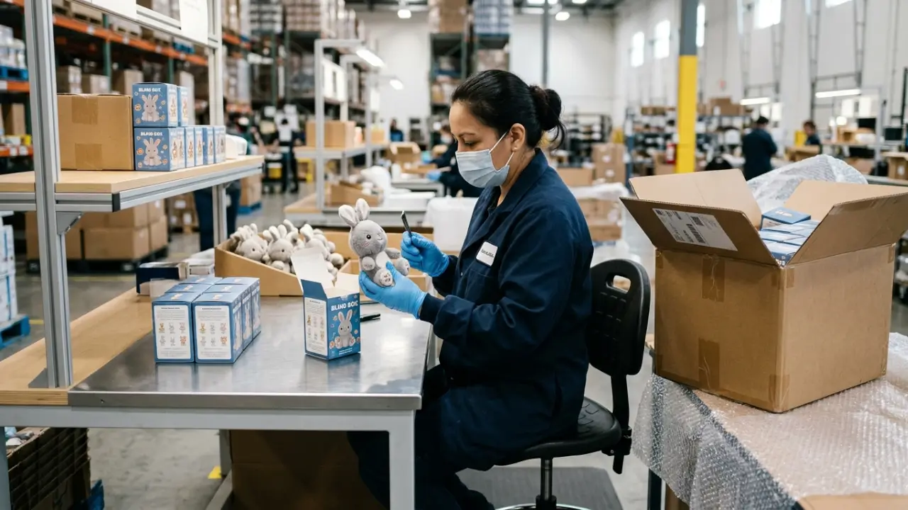 Animal Plush Blind Box Packaging And Quality Inspection