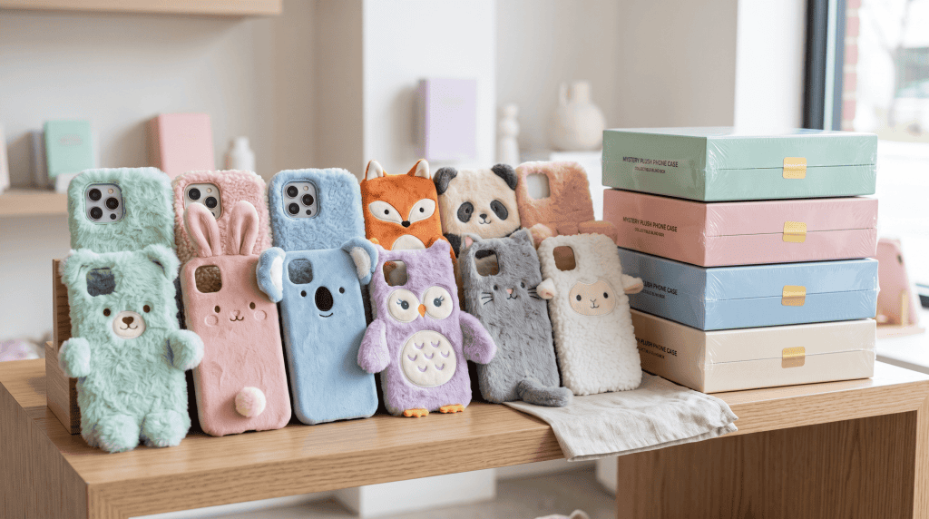 Plush Phone Case Wholesale Blind Boxes Arranged For Retail