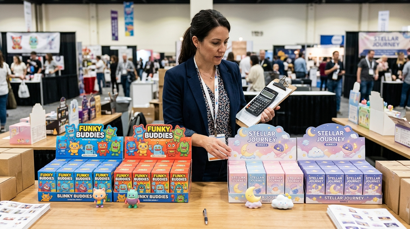Retail Buyer Comparing Eeveelutions And Starry Dream Blind Box Assortments