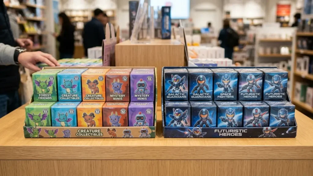 Retail Comparison Of Pokémon Blind Boxes And Honkai Star Rail Style Game Collectibles