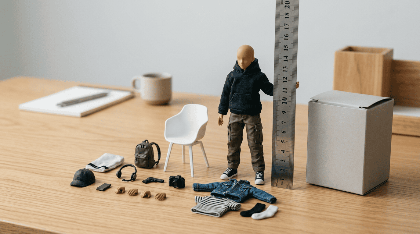 Checking Sakura Bjd Blind Box Scale And Included Components
