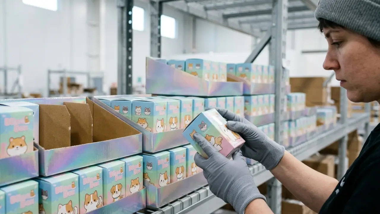 Tomiz Cute Pets Blind Box Packaging Quality Inspection