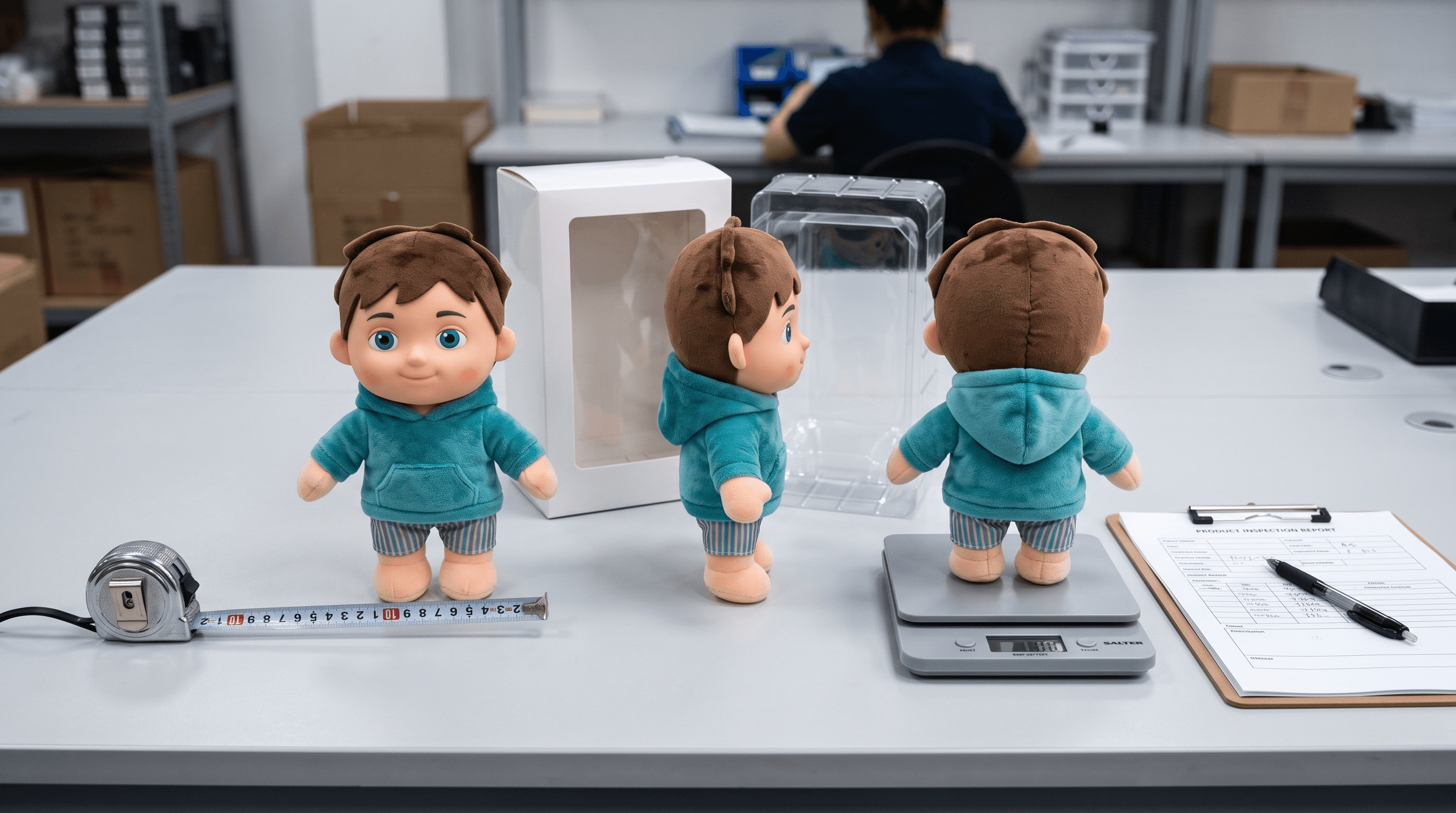 Specification Checks For Vinyl-Face Plush Blind Boxes