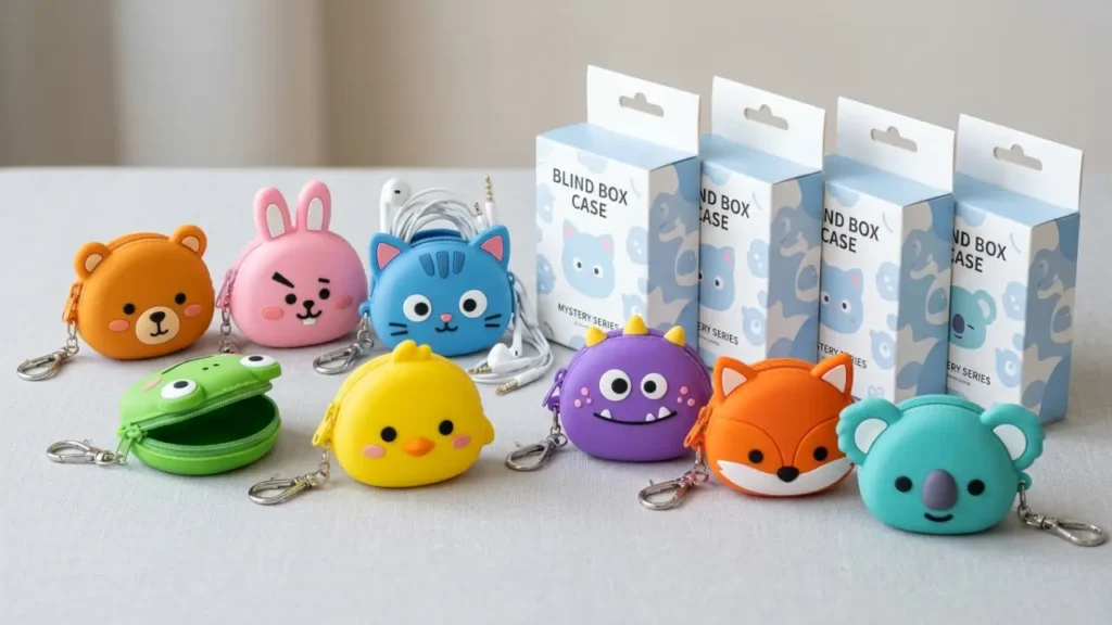 Alien Stage Aahs Silicone Earphone Pouch Blind Box Wholesale Display