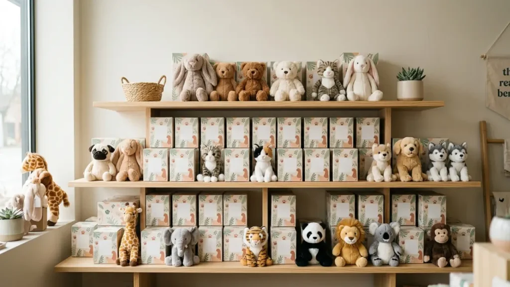 Animal Plush Blind Boxes In Zoo, Bunny, Bear And Pet Themes