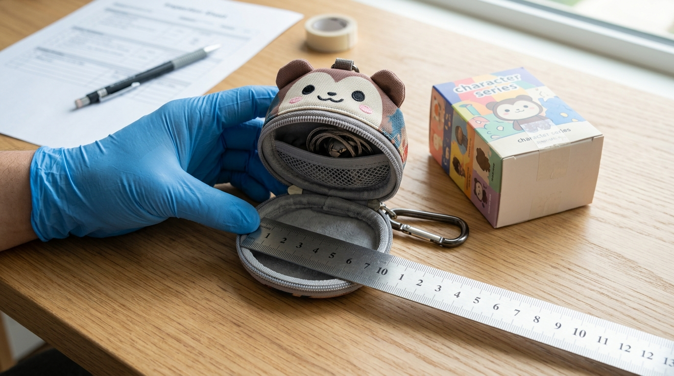 Checking Anime Earphone Pouch Dimensions And Hardware