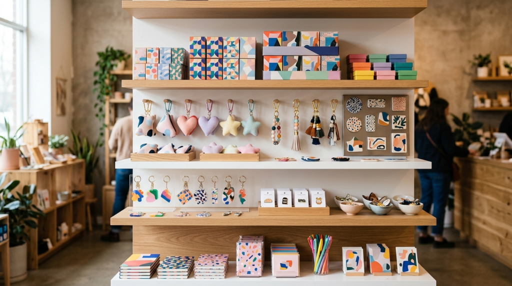 Retail Display Of Anime Merchandise Blind Boxes Beyond Figures