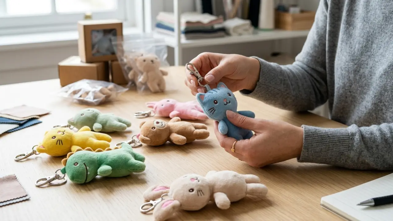 Quality Inspection Of Plush Pendant Blind Box Products And Attachment Hardware
