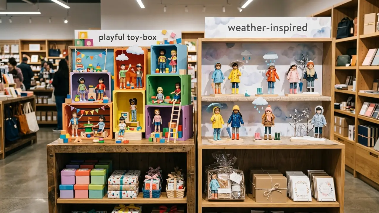 Retail Displays For Dream Of Toy Box And Aurora Bonnie Weather