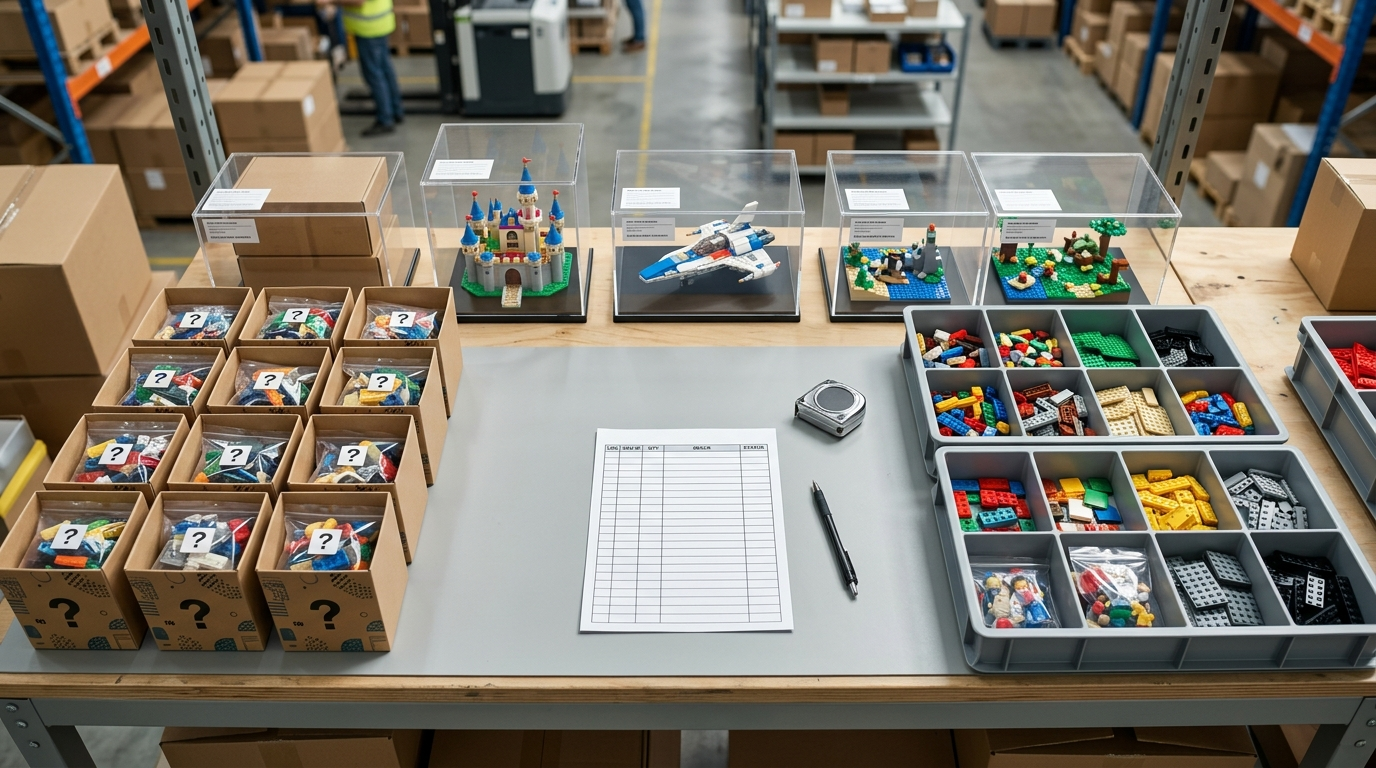 Building Block Blind Box Case Packs And Retail Order Planning