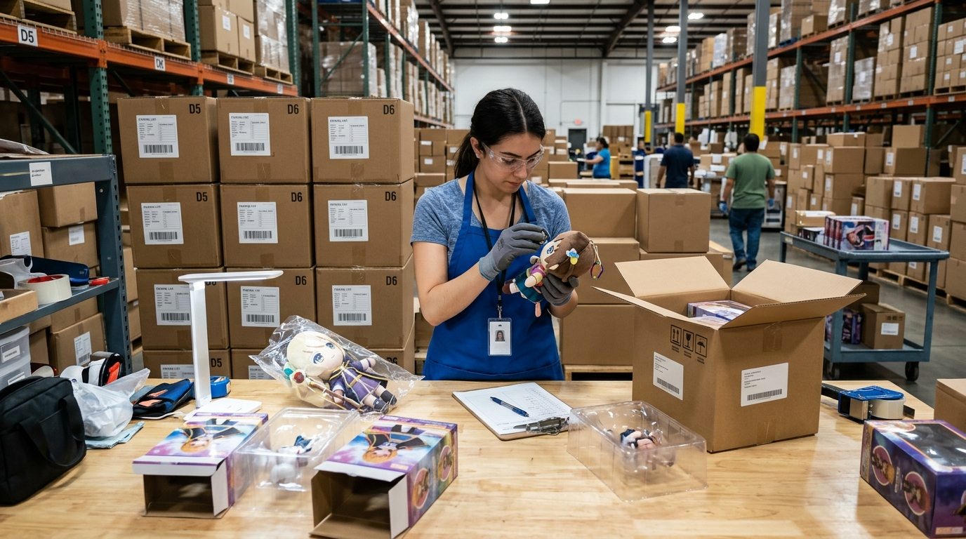 Packaging And Quality Inspection For Chuichui Plush Toys