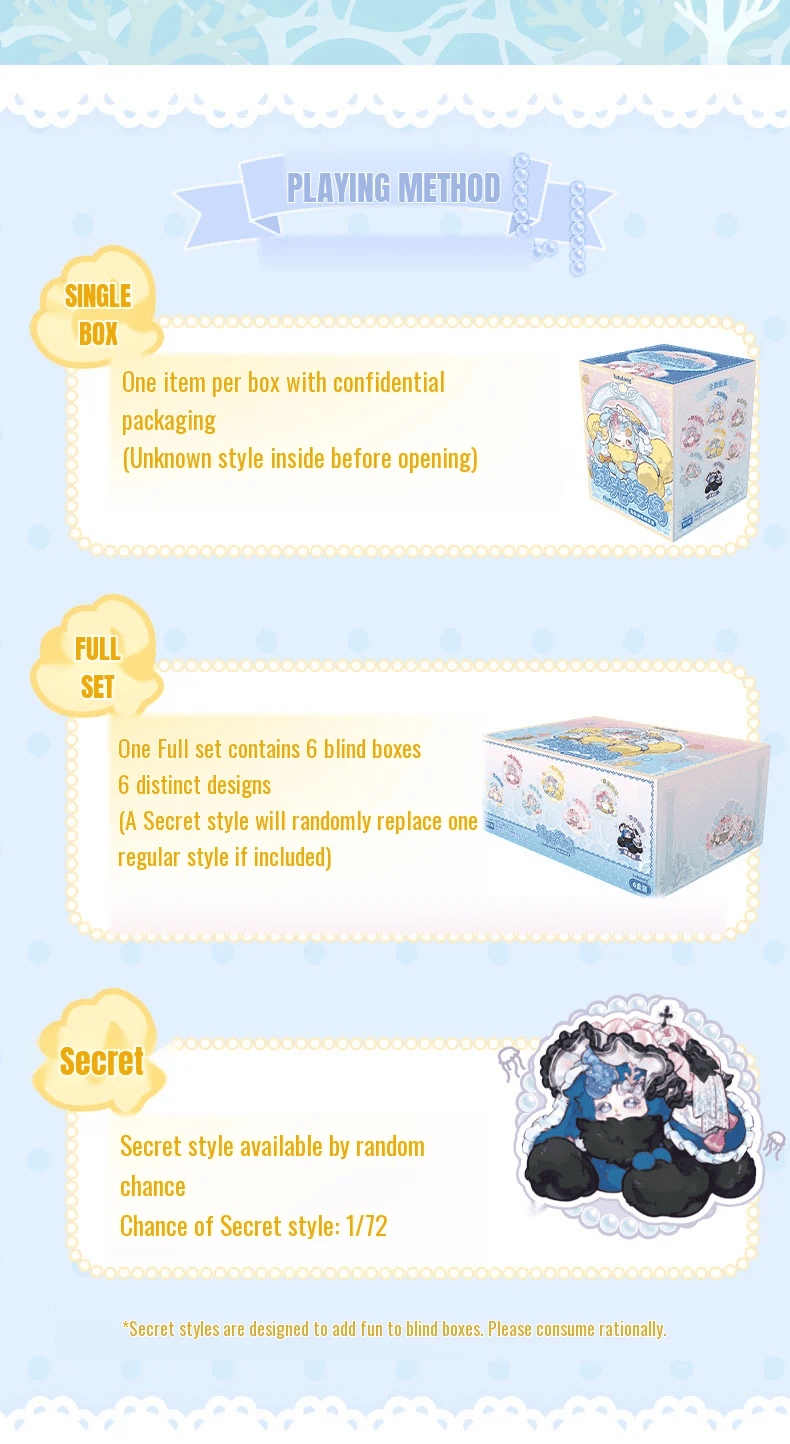 Tutulong Fluffy Shore Series Plush Blind Box