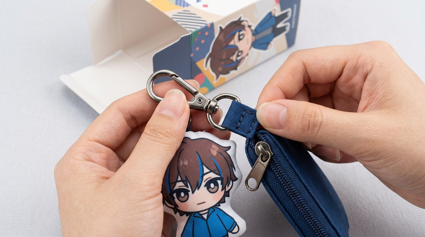 Quality Inspection Of Functional Anime Blind Box Hardware And Pouch Construction
