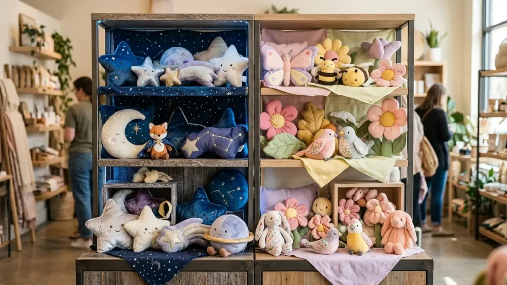 Maymei Plush Series Retail Comparison Display