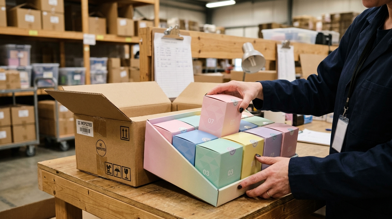 Packaging Inspection For Wholesale Milk Tea Blind Boxes