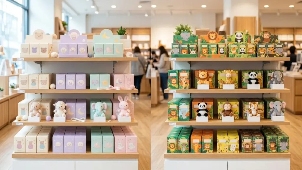Nommi Plush Series Baby And Sitting Zoo Gift-Store Comparison