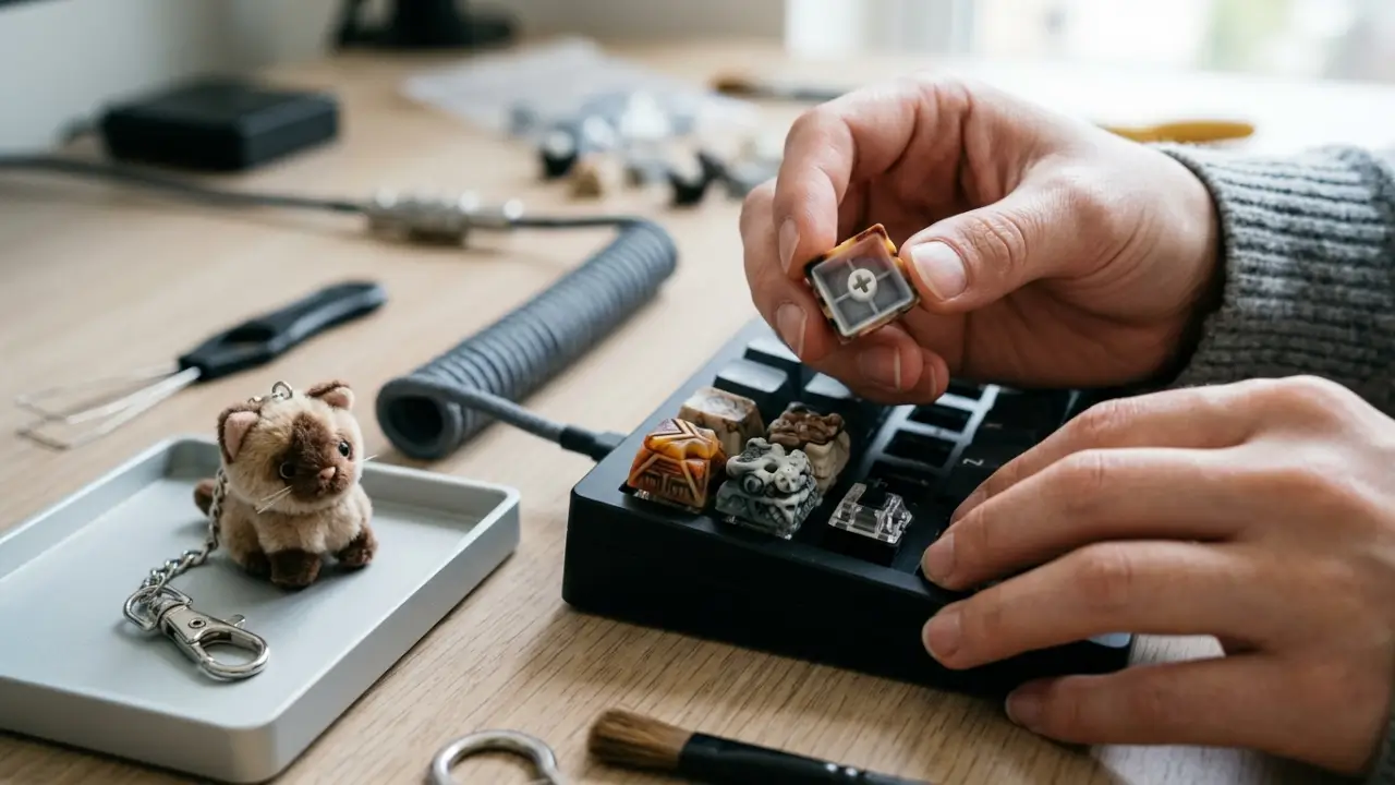 Keycap Mounting And Plush Pendant Attachment Checks For Alien Stage Accessory Sourcing
