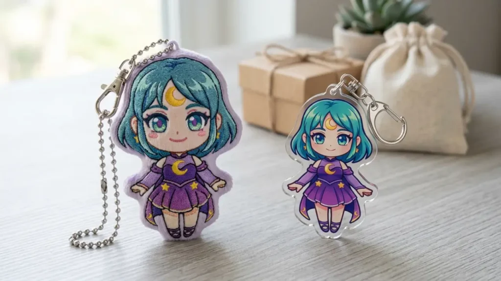 Anime Plush Pendants And Acrylic Keychains Compared For Gift Appeal