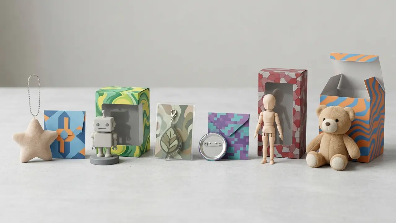 Blind Box Product Formats Compared By Accessory Type And Packaged Size