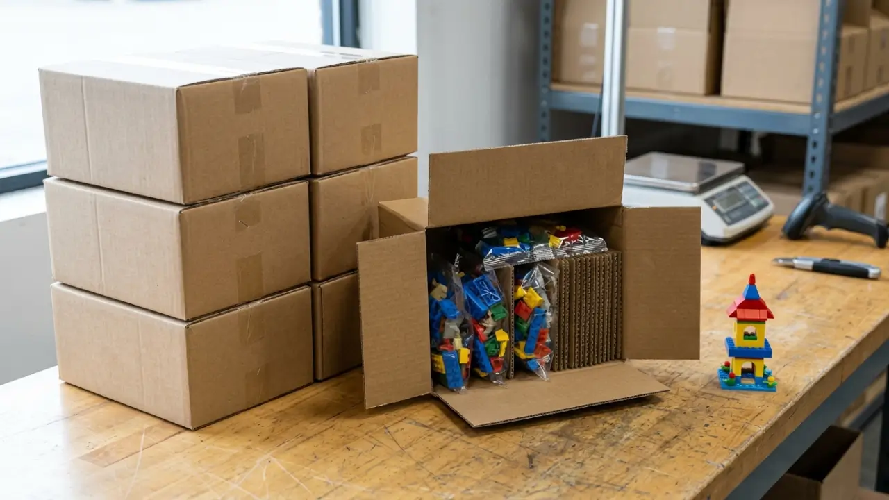 Packaging Inspection For Blind Box Building Toys With Sealed Parts Bags And Protective Dividers