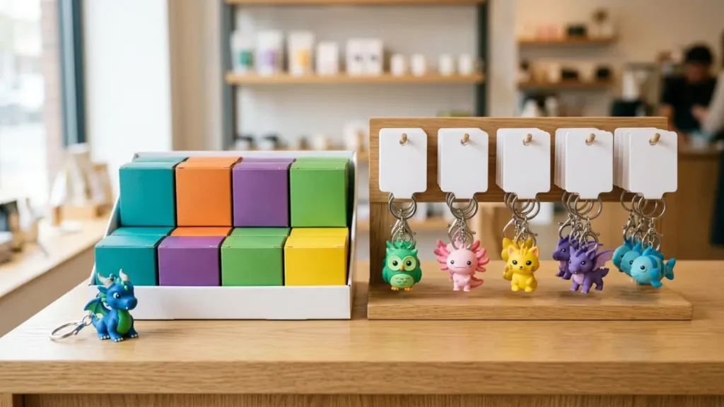 Blind Box Keychains Compared With Visible Standard Character Keychains For Retail Buying