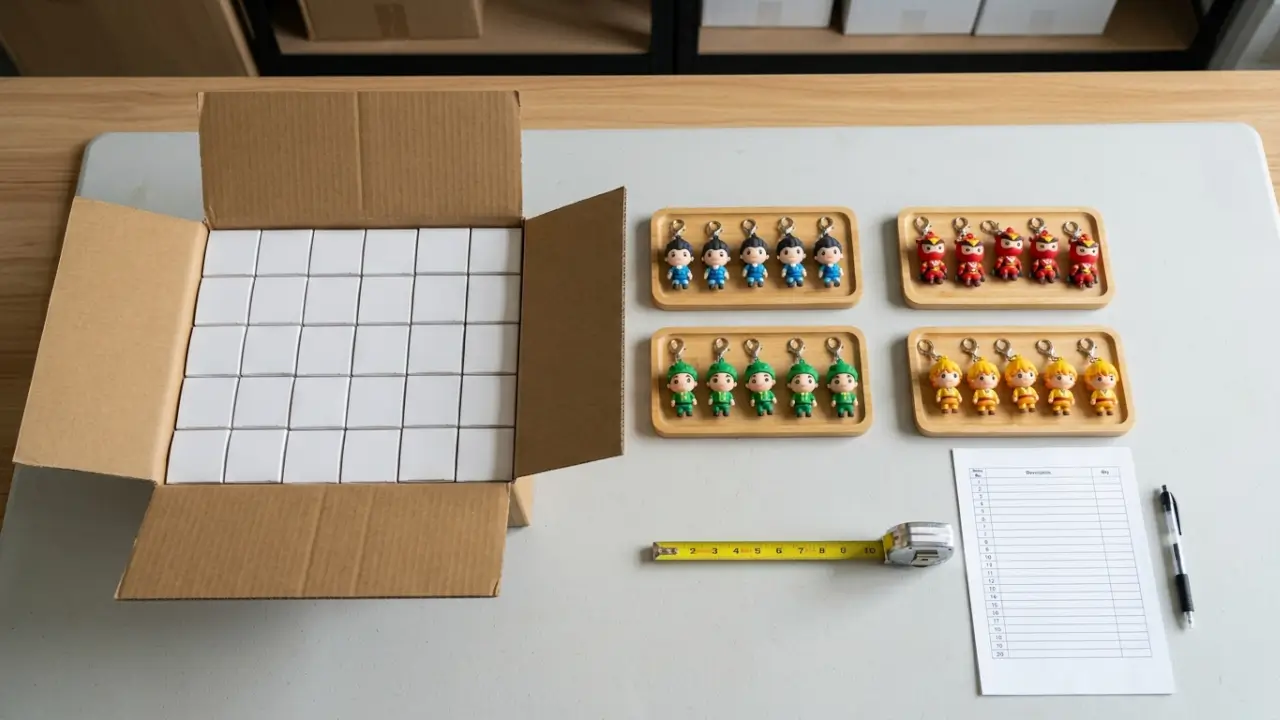 Case-Pack And Assortment Planning For Blind Box And Standard Character Keychains