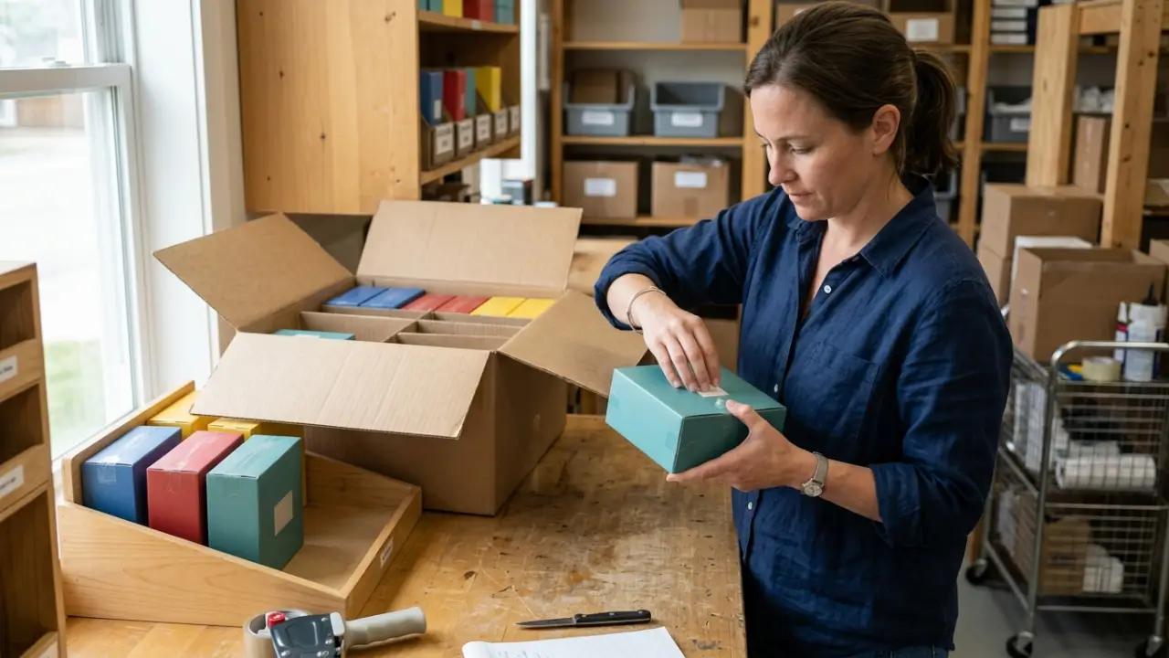 Packaging Inspection For Building Block Blind Boxes Before Gift Shop Display