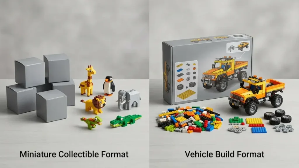 Building Block Blind Boxes Compared With A Traditional Building Set