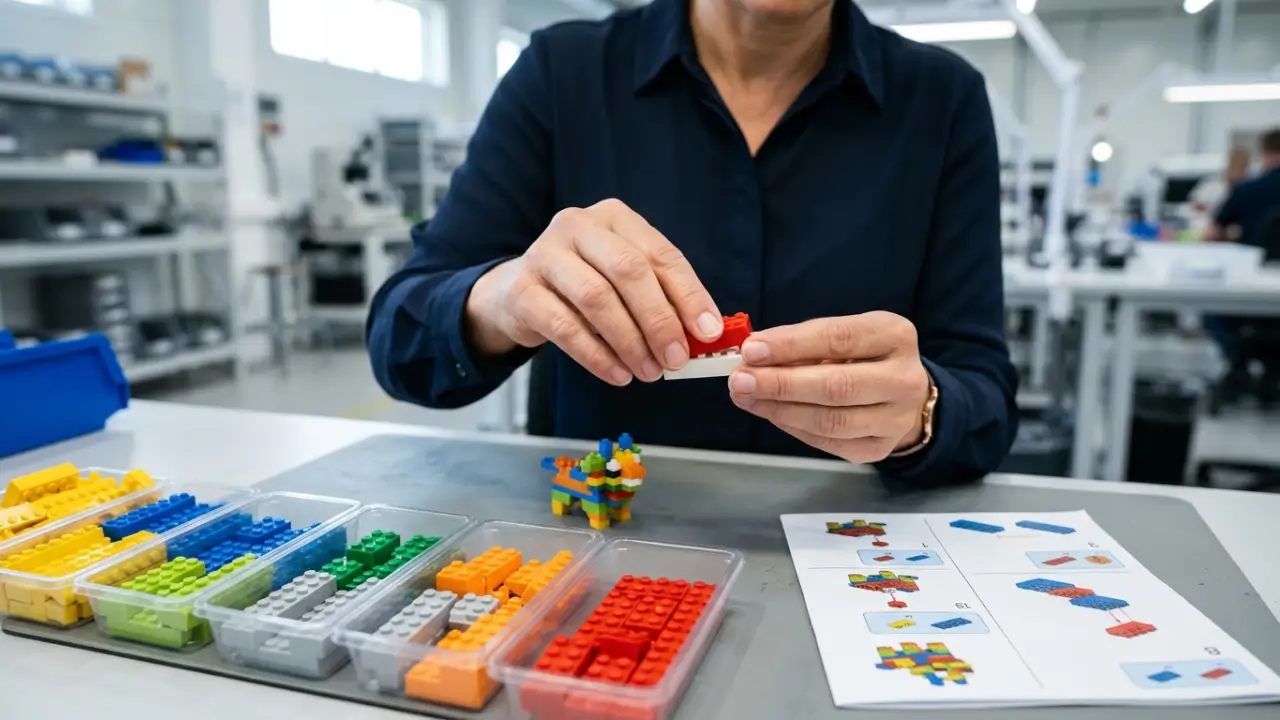 Sample Inspection Of Building Block Blind Box Parts And Assembly Fit