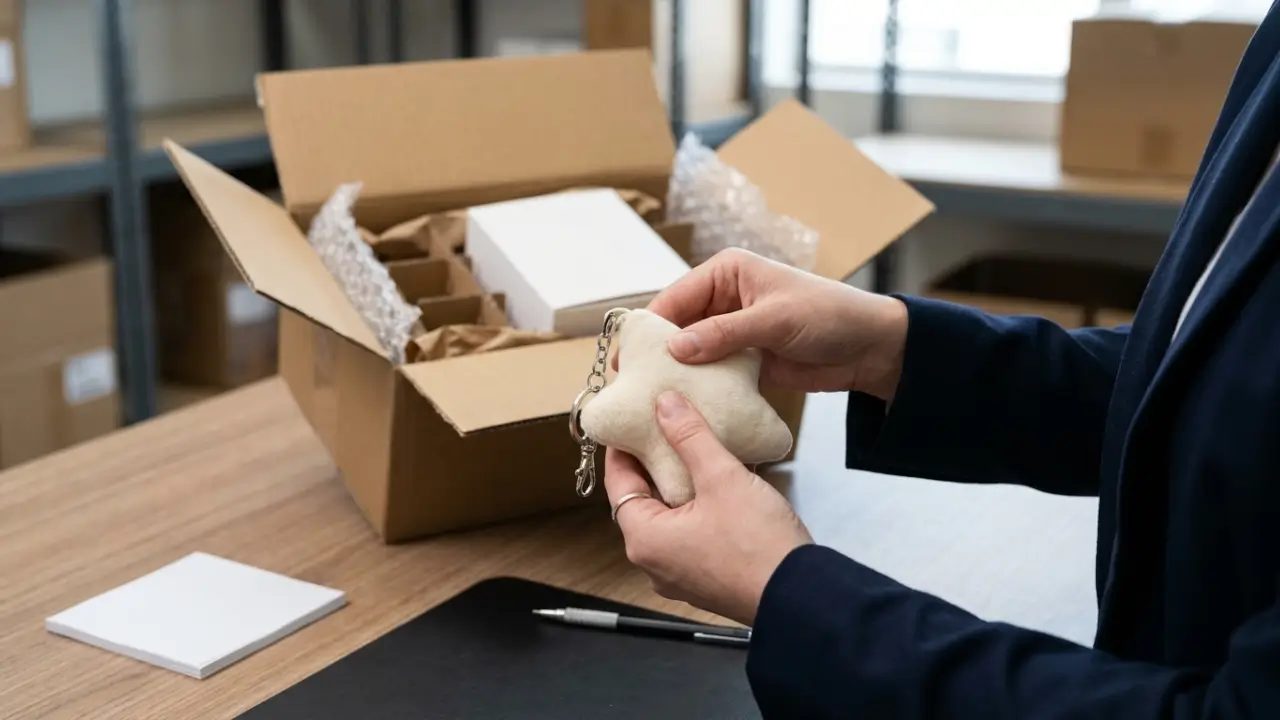 Packaging And Attachment Inspection For Collectible Figures And Plush Keychains