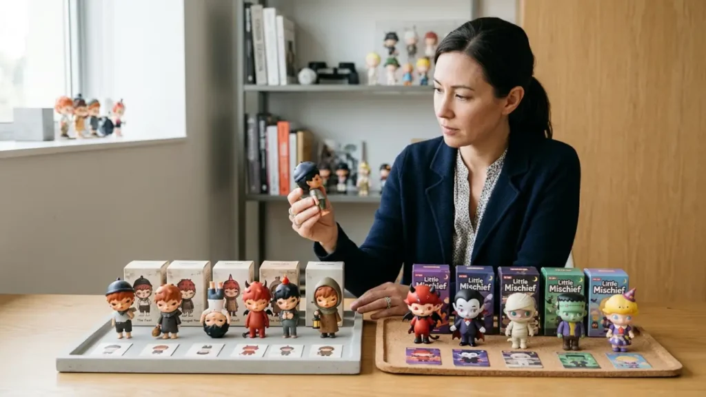 Hirono Figure Assortment Comparison Workspace For The Other One And Little Mischief