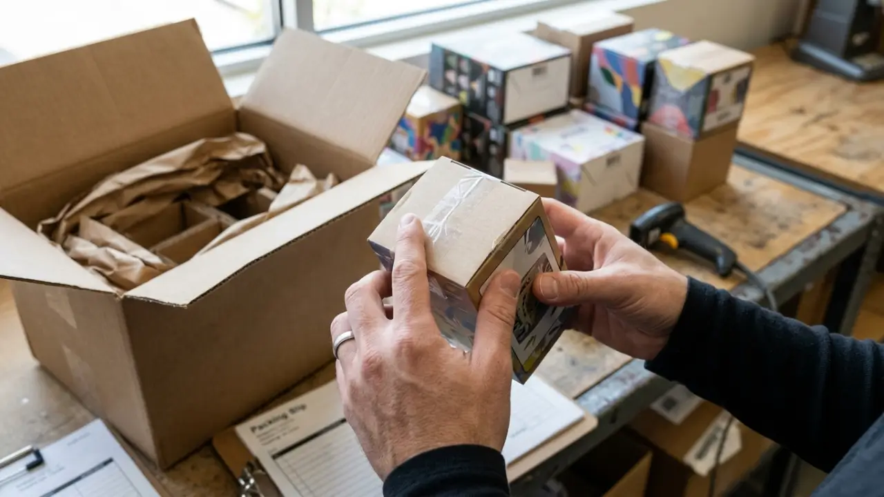 Sealed Blind Box Packaging Inspection For A Molly Retail Order