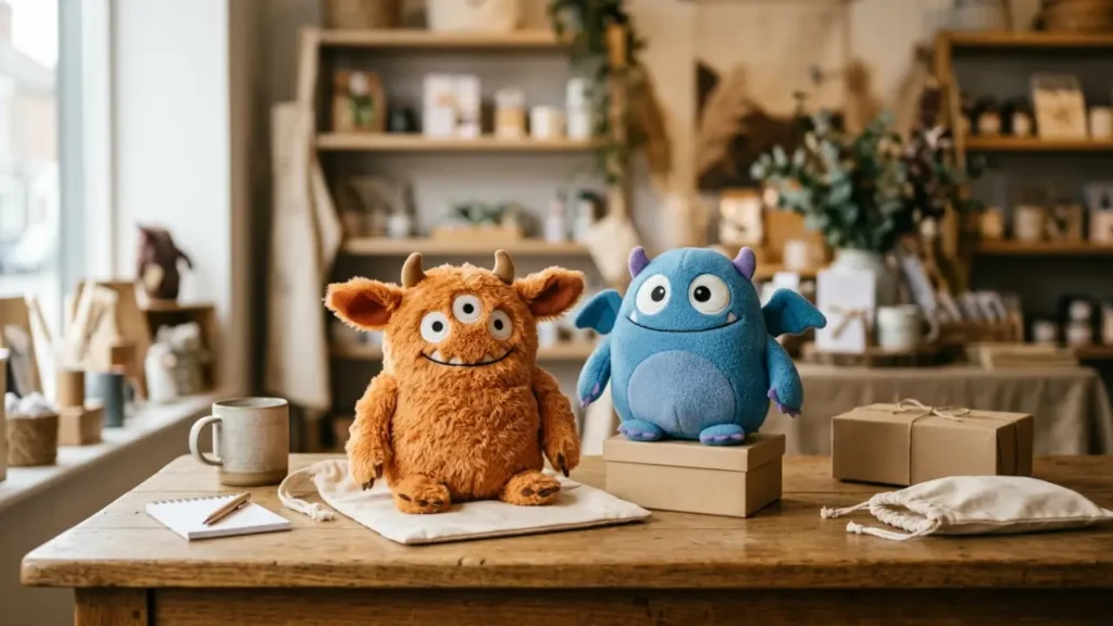 Illustrative Monster Plush Comparison For Gift-Store Assortment Planning