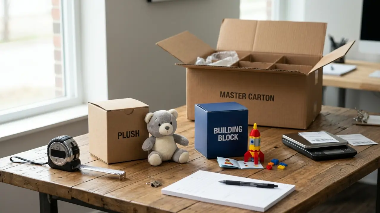 Preparing Carton Measurements And Sample Details For Plush And Building Block Blind Box Quotes