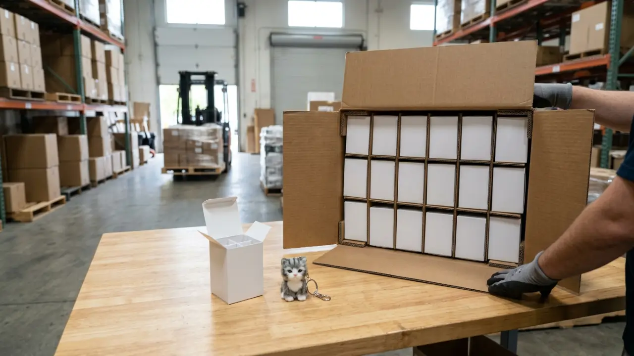 Protective Carton Packing And Receiving Inspection For Plush Pendant Blind Boxes