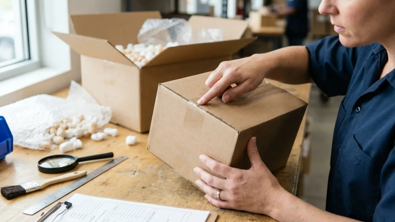 Sealed Collectible Packaging Inspection For An Off Mode Or Petals In Four Acts Order