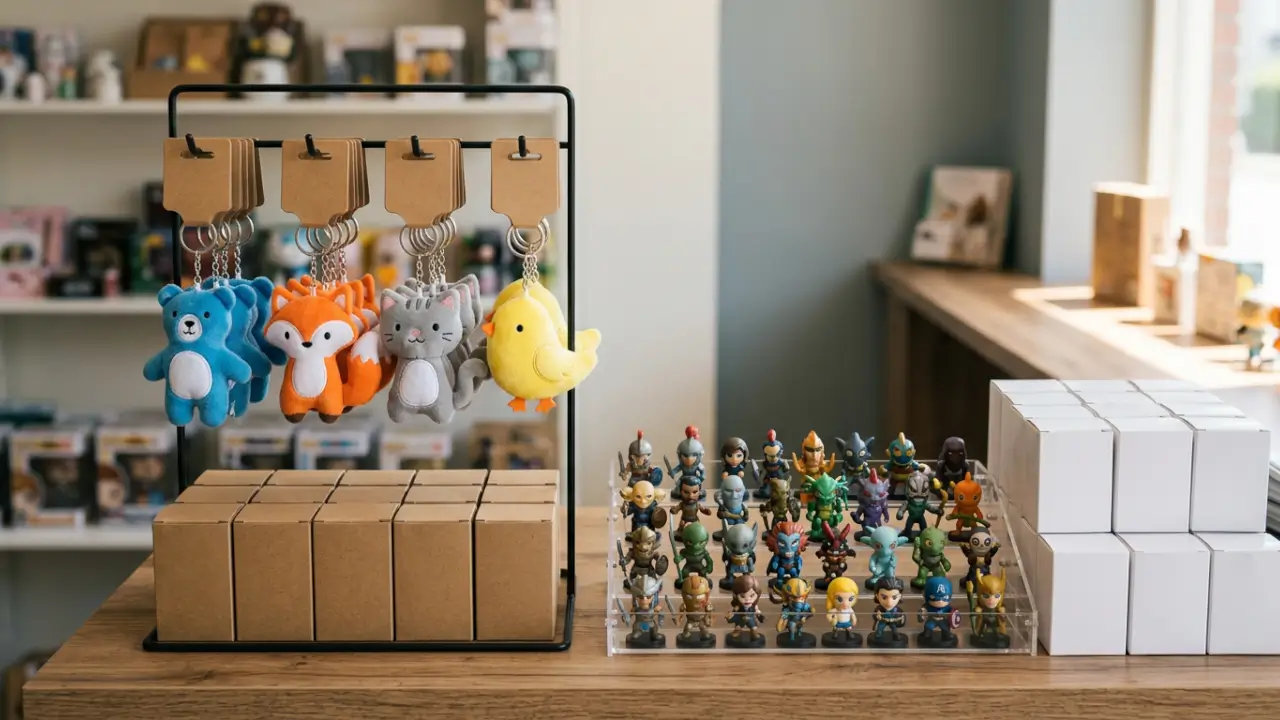 Retail Footprint Comparison For Hair Salon Plush Pendants And Pop Bean Figure Buying